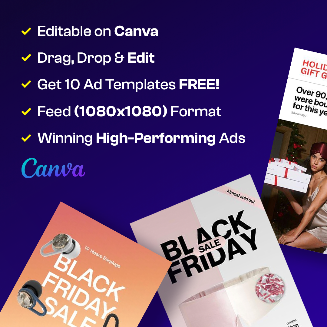 50 Black Friday Winning DTC Static Ad Templates